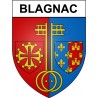 Stickers coat of arms Bazas adhesive sticker