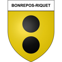 Bonrepos-Riquet 31 ville Stickers blason autocollant adhésif