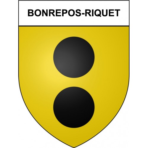 Bonrepos-Riquet 31 ville Stickers blason autocollant adhésif