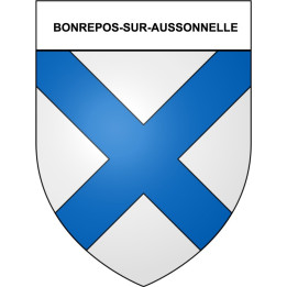Stickers coat of arms Bazas adhesive sticker