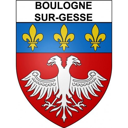 Boulogne-sur-Gesse 31 ville Stickers blason autocollant adhésif