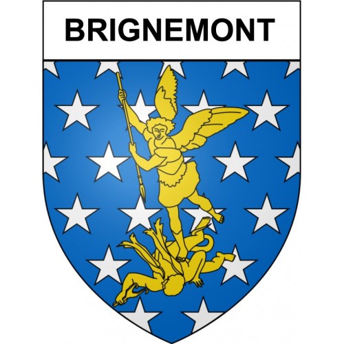 Brignemont 31 ville Stickers blason autocollant adhésif