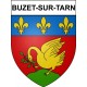 Buzet-sur-Tarn 31 ville Stickers blason autocollant adhésif