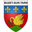 Buzet-sur-Tarn 31 ville Stickers blason autocollant adhésif