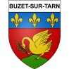Buzet-sur-Tarn 31 ville Stickers blason autocollant adhésif