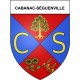 Stickers coat of arms Bazas adhesive sticker