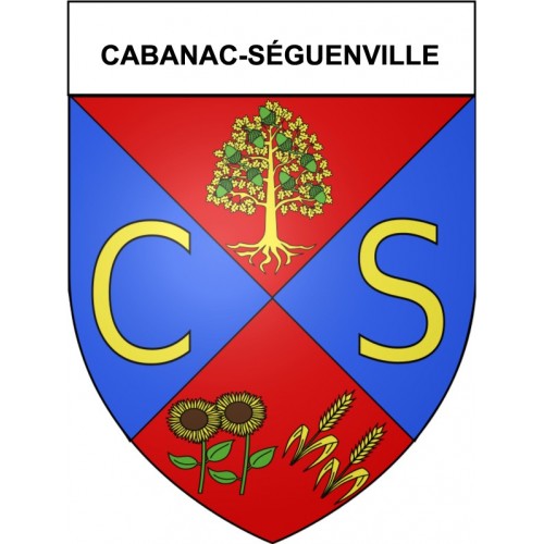 Stickers coat of arms Bazas adhesive sticker