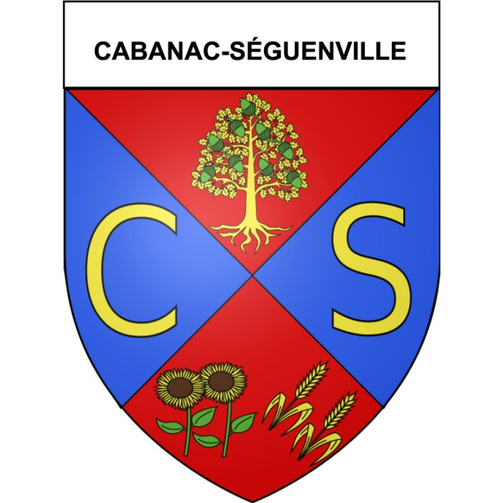 Stickers coat of arms Bazas adhesive sticker