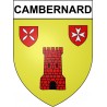 Cambernard 31 ville Stickers blason autocollant adhésif