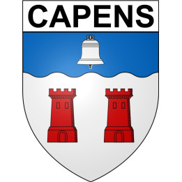 Capens 31 ville Stickers blason autocollant adhésif
