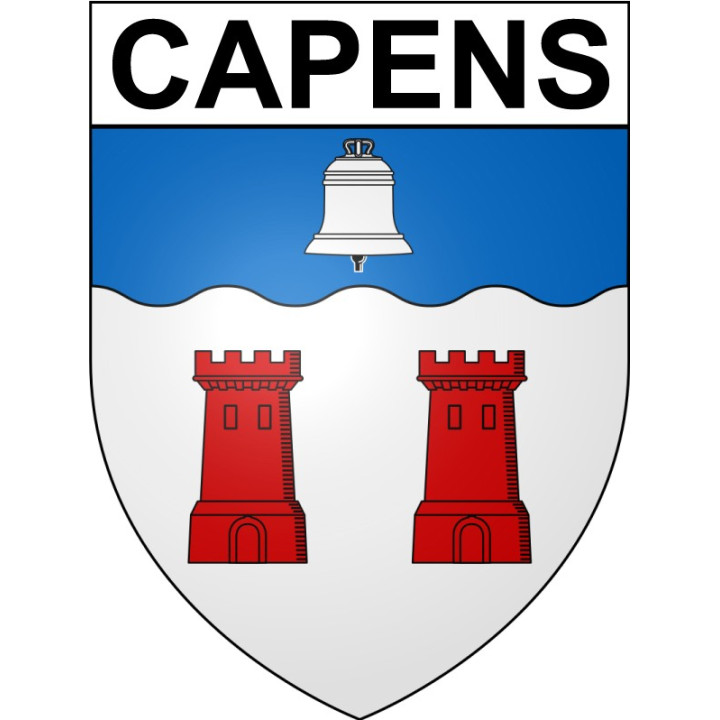 Capens 31 ville Stickers blason autocollant adhésif