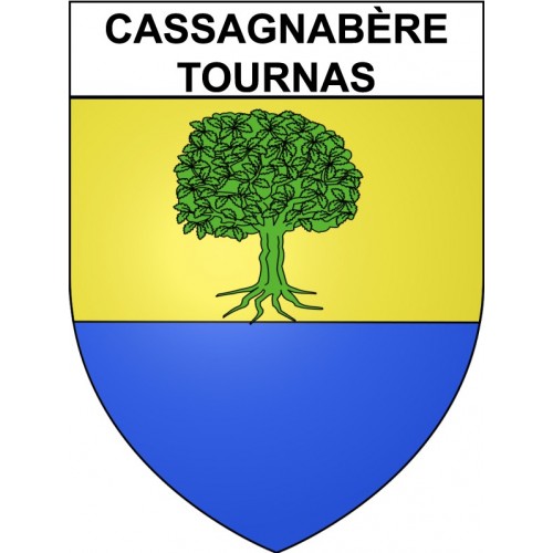 Cassagnabère-Tournas 31 ville Stickers blason autocollant adhésif