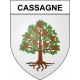 Cassagne 31 ville Stickers blason autocollant adhésif