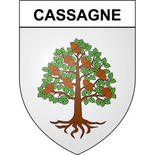 Cassagne 31 ville Stickers blason autocollant adhésif