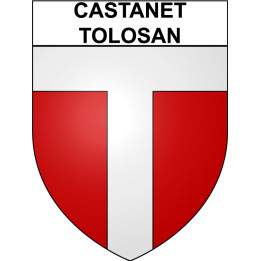 Castanet-Tolosan 31 ville Stickers blason autocollant adhésif