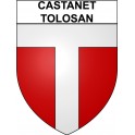 Castanet-Tolosan 31 ville Stickers blason autocollant adhésif