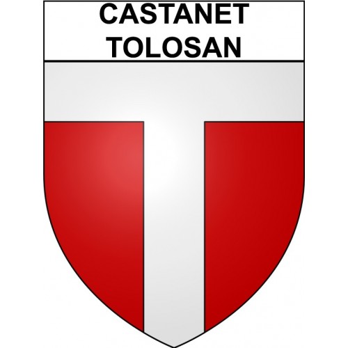 Castanet-Tolosan 31 ville Stickers blason autocollant adhésif