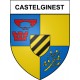 Castelginest 31 ville Stickers blason autocollant adhésif