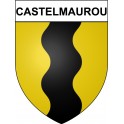 Castelmaurou 31 ville Stickers blason autocollant adhésif