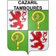 Cazaril-Tambourès 31 ville Stickers blason autocollant adhésif