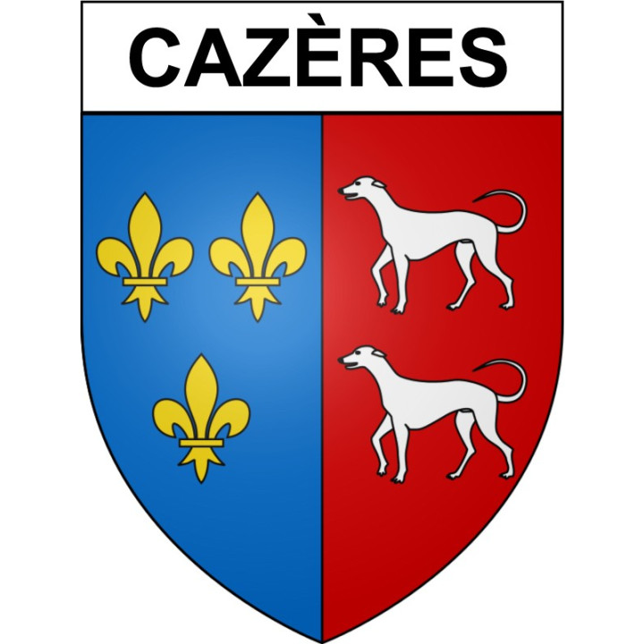 Stickers coat of arms Bazas adhesive sticker