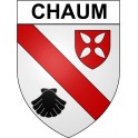 Chaum 31 ville Stickers blason autocollant adhésif