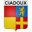 Stickers coat of arms Bazas adhesive sticker