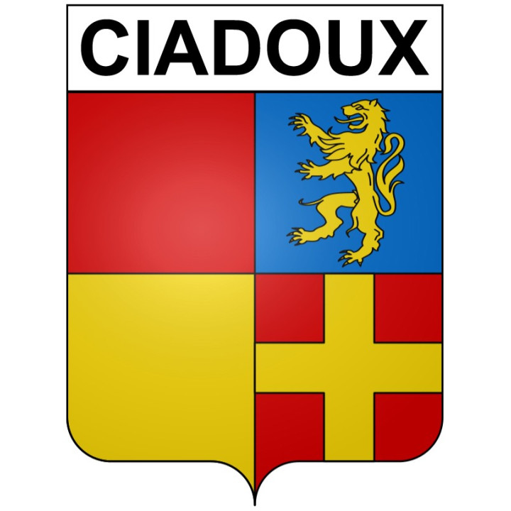 Ciadoux 31 ville Stickers blason autocollant adhésif