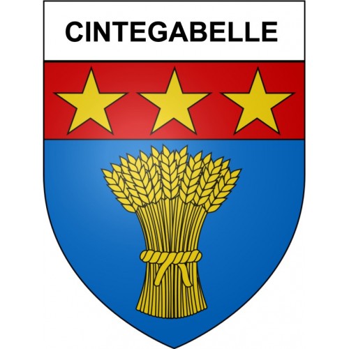 Stickers coat of arms Bazas adhesive sticker