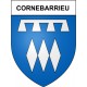 Cornebarrieu 31 ville Stickers blason autocollant adhésif
