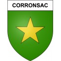 Corronsac 31 ville Stickers blason autocollant adhésif
