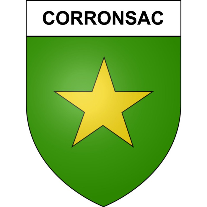 Corronsac 31 ville Stickers blason autocollant adhésif