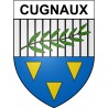Cugnaux 31 ville Stickers blason autocollant adhésif