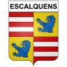 Escalquens 31 ville Stickers blason autocollant adhésif
