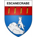 Escanecrabe 31 ville Stickers blason autocollant adhésif