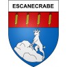 Escanecrabe 31 ville Stickers blason autocollant adhésif