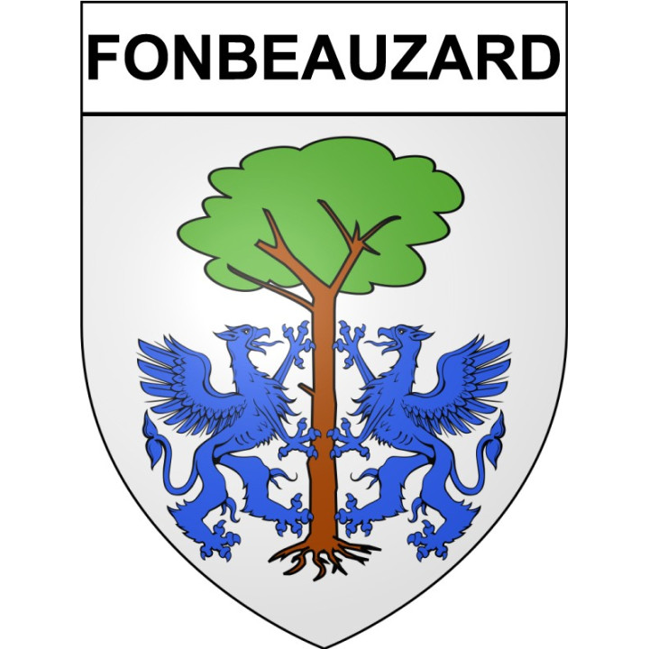 Fonbeauzard 31 ville Stickers blason autocollant adhésif