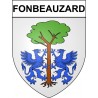 Fonbeauzard 31 ville Stickers blason autocollant adhésif