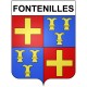 Fontenilles 31 ville Stickers blason autocollant adhésif