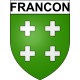 Francon 31 ville Stickers blason autocollant adhésif