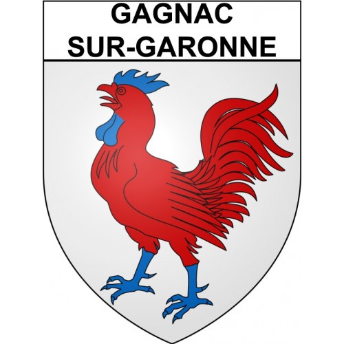 Gagnac-sur-Garonne 31 ville Stickers blason autocollant adhésif