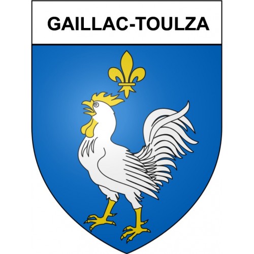 Stickers coat of arms Bazas adhesive sticker