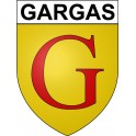 Gargas 31 ville Stickers blason autocollant adhésif