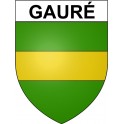 Gauré 31 ville Stickers blason autocollant adhésif