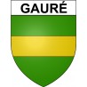 Stickers coat of arms Bazas adhesive sticker