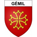 Gémil 31 ville Stickers blason autocollant adhésif