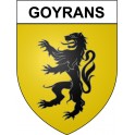 Stickers coat of arms Bazas adhesive sticker