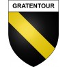 Gratentour 31 ville Stickers blason autocollant adhésif