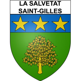 Stickers coat of arms Bazas adhesive sticker