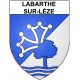 Stickers coat of arms Bazas adhesive sticker